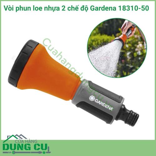 Vòi phun loe nhựa 2 chế độ Gardena 18310-50
