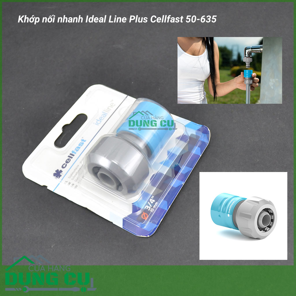 Khớp nối nhanh Ideal Line Plus Cellfast 50-635