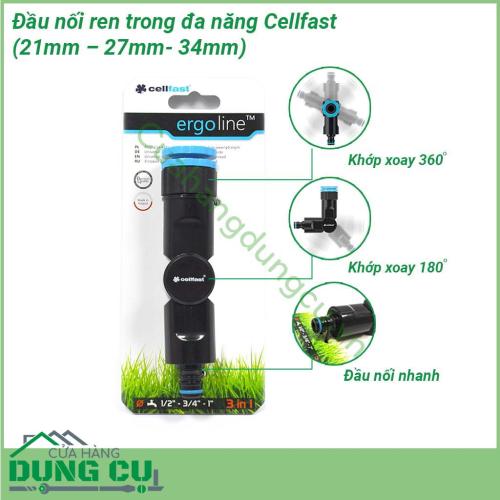 Đầu nối ren trong đa năng Cellfast