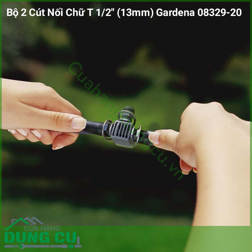 Cút nối ống chữ T 1/2 inch (13mm) Gardena 08329-20