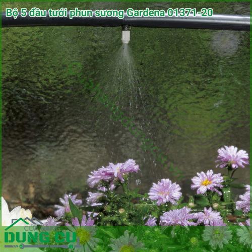 Bộ 5 đầu tưới phun sương Gardena 01371-20