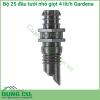 Bộ 25 đầu tưới nhỏ giọt 4 lít/H Gardena