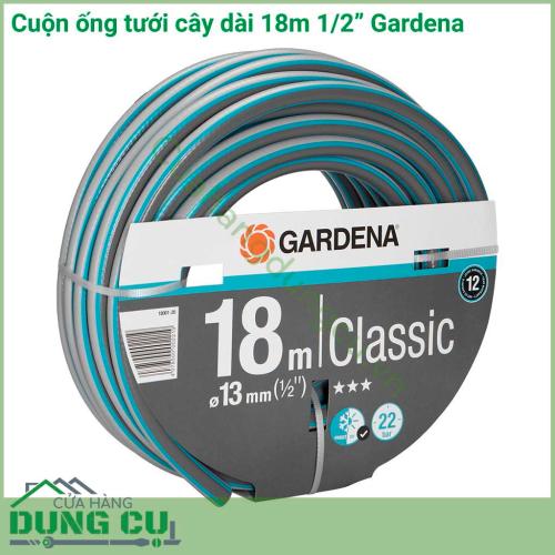 Cuộn dây ống tưới cây dài 18m 1/2inch Gardena