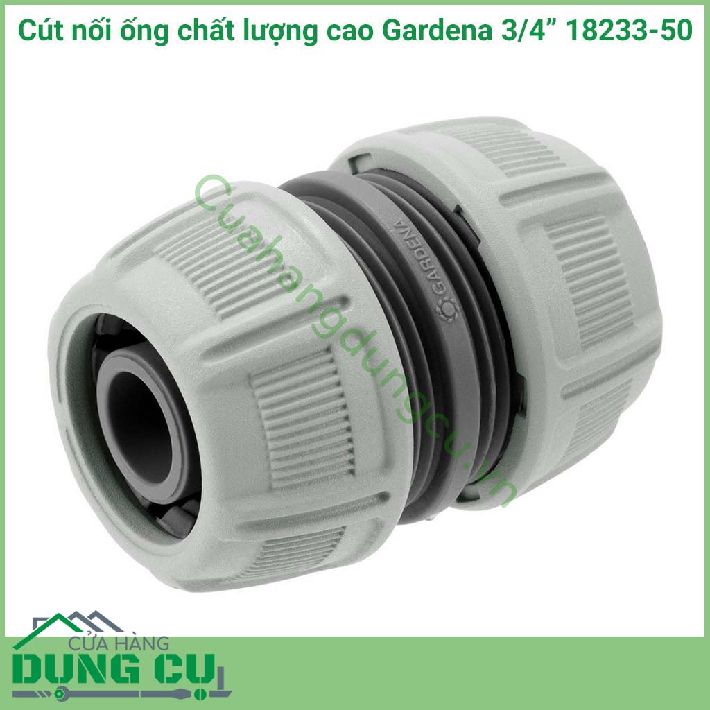 Cút nối ống chất lượng cao Gardena 3/4 inch 18233-50.