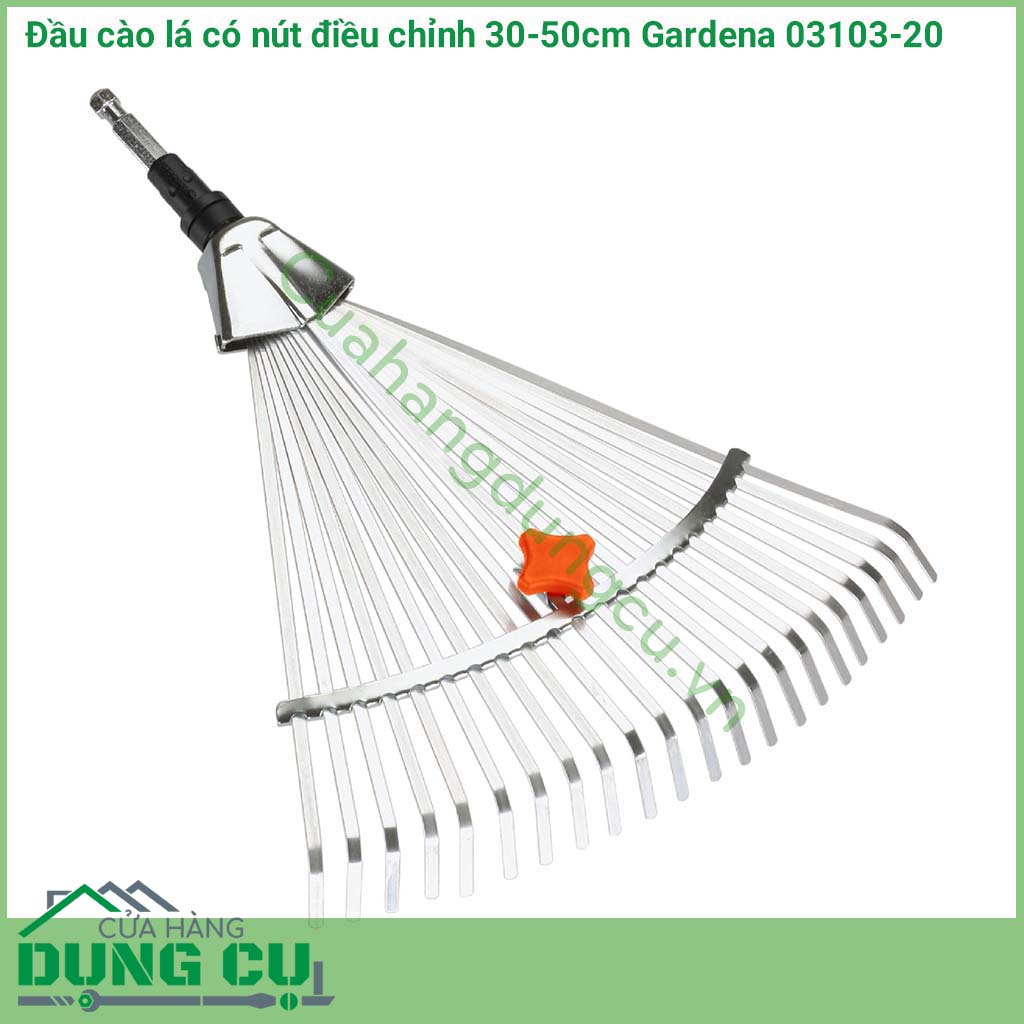 Đầu cào lá có điều chỉnh 30-50cm Gardena 03103-20