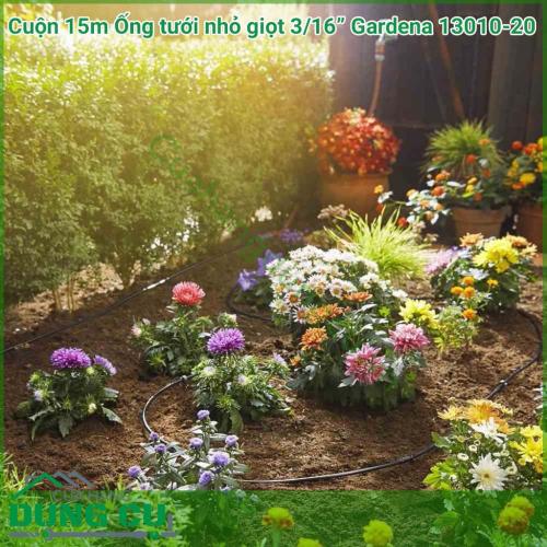 Cuộn 15m Ống tưới nhỏ giọt 3/16 inch Gardena 13010-20