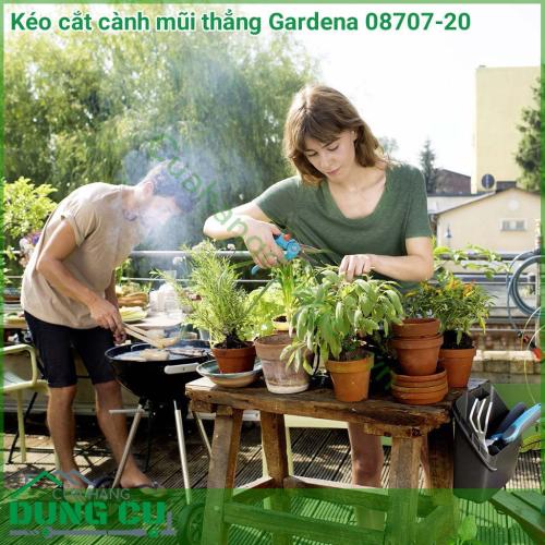 được thiết kế cho tất cả các công việc cắt xung quanh việc chăm sóc (ví dụ: hoa, thảo mộc, cành cây, túi nhựa) nhưng không chỉ vậy, nó là loại kéo có thể được sử dụng cả trong cuộc sống hàng ngày và trong vườn.