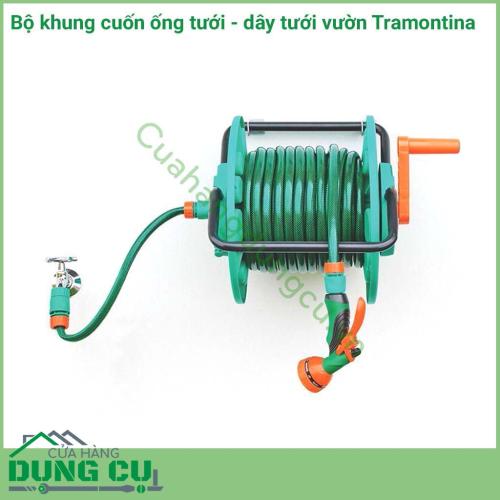 Bộ cuộn ống tưới, dây tưới rất hữu ích cho gia đình dùng cuốn dây rửa xe, dây dọn rửa nhà vệ sinh. Đặc biệt khi bạn có khu vườn nhỏ thì đây sẽ là sản phẩm vô cùng hữu ích dùng để cuốn dây tưới vườn cho bạn.