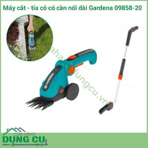 Máy cắt tỉa cỏ chạy pin có cần nối dài Gardena 09858-20