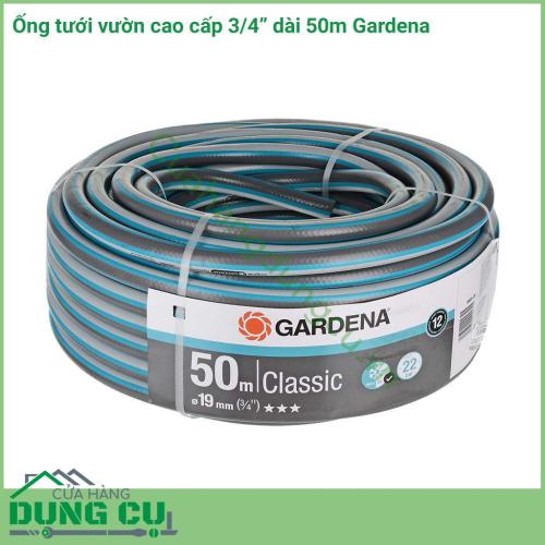 Dây ống tưới vườn cao cấp 3/4 inch dài 50m Gardena