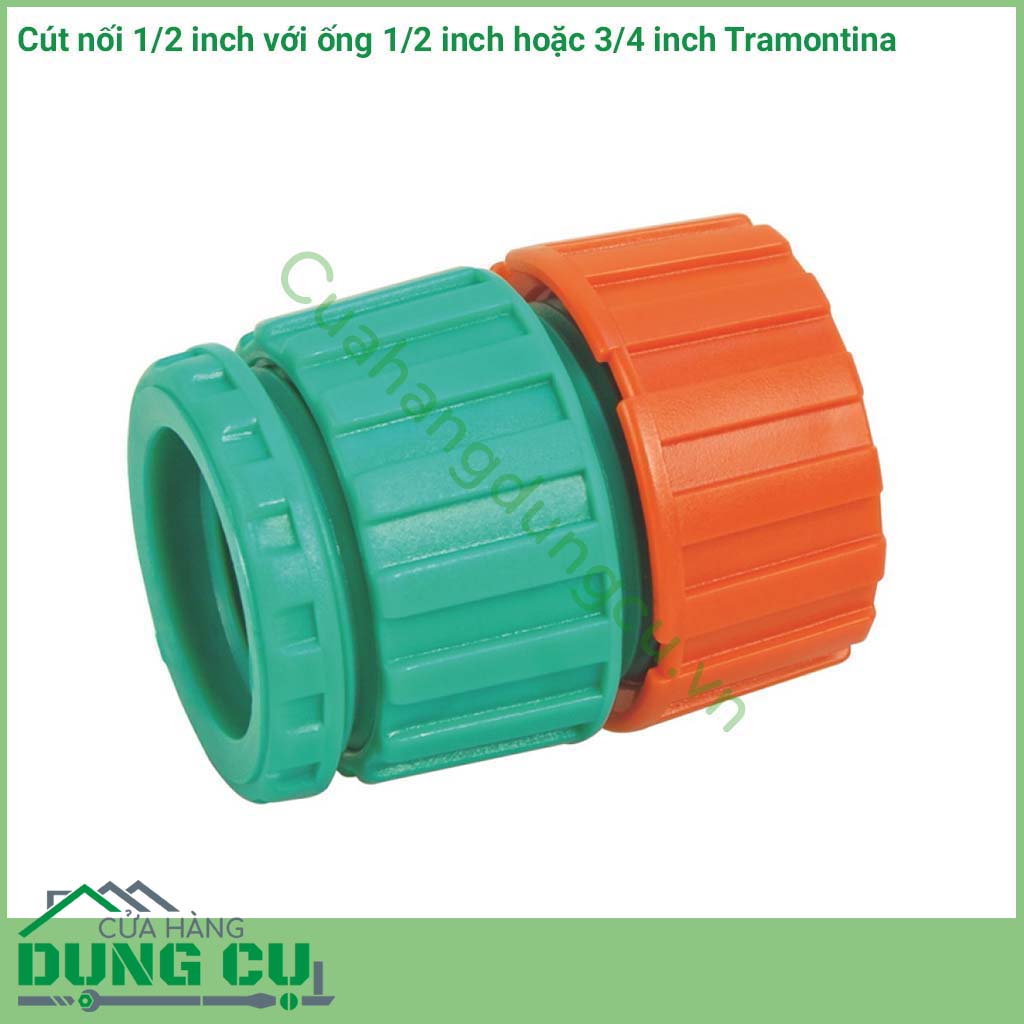 Cút Nối Ống 1/2" Với Ống 1/2" hoặc 3/4" Tramontina được làm bằng chất liệu nhựa cao cấp đảm bảo độ bền cao, chống chịu tốt.