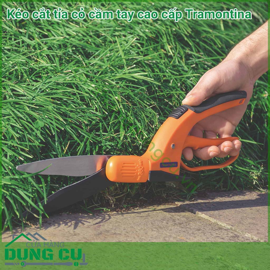 Kéo cắt tỉa cỏ cao cấp cầm tay được làm từ chất liệu cứng hoàn toàn, đảm bảo độ bền cao hơn và độ mài mòn thấp hơn trong quá trình sử dụng. Trọng lượng nhẹ và dễ sử dụng